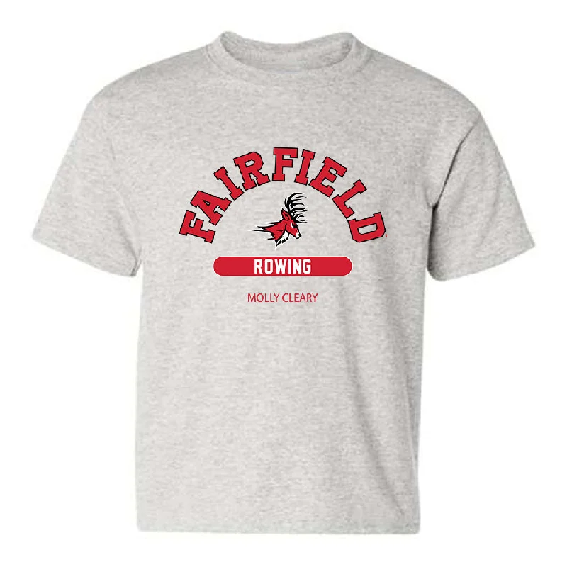 Fairfield - NCAA Women's Rowing : Molly Cleary - Classic Fashion Shersey Youth T-Shirt-- Polka Dot Checkered Tartan