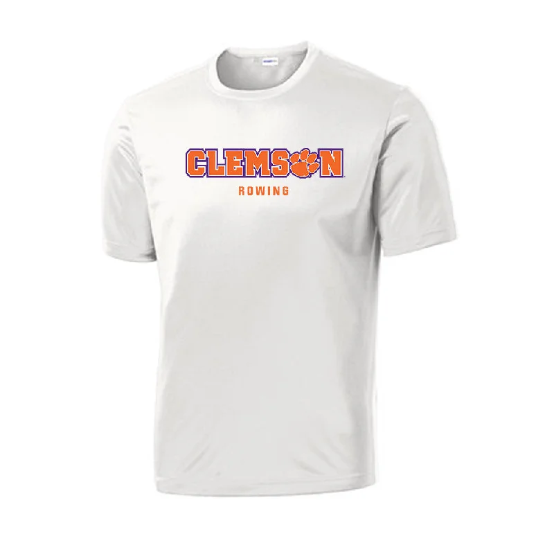 Clemson - NCAA Women's Rowing : Skyler Riggio - Activewear T-shirt-- Satin Fabric Silk Fabric Chiffon Fabric