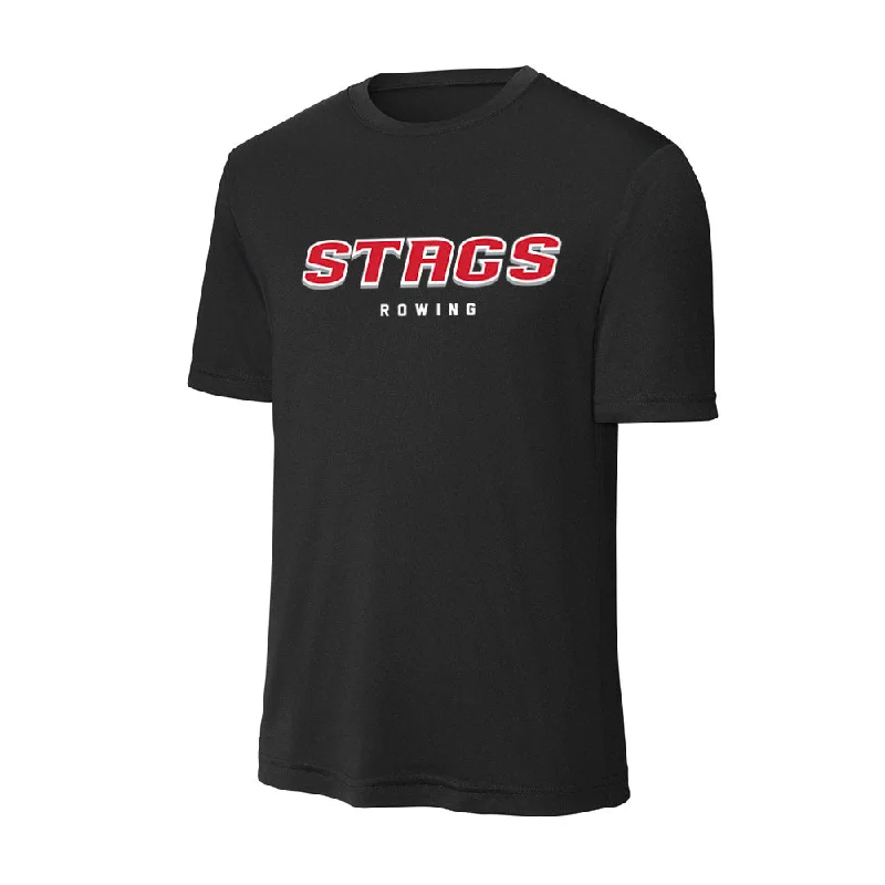 Fairfield - NCAA Women's Rowing : Marianna Kalin - Activewear T-shirt-- Houndstooth Herringbone Solid