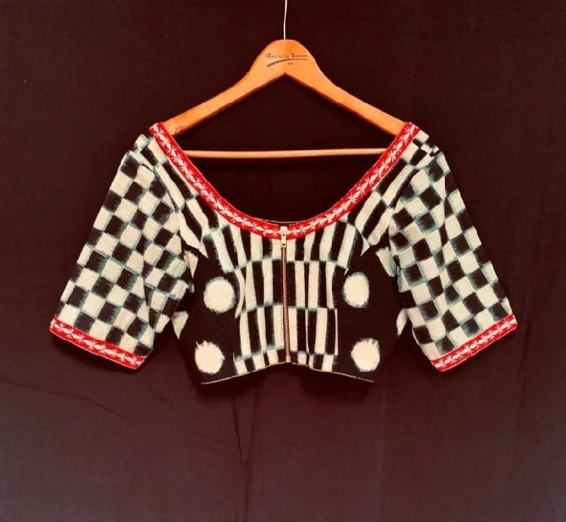 Diya Blouse Sheer Sleeve Blouse