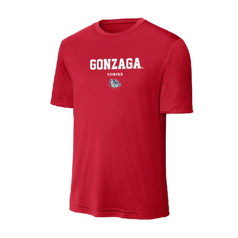 Gonzaga - NCAA Women's Rowing : Nadia Nechiporuk - Activewear T-Shirt-- Thin T-Shirt Open Front Quick Dry