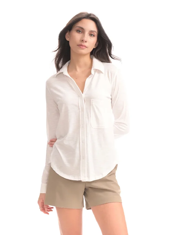 AMRAT JERSEY BLOUSE Classic Striped Blouse
