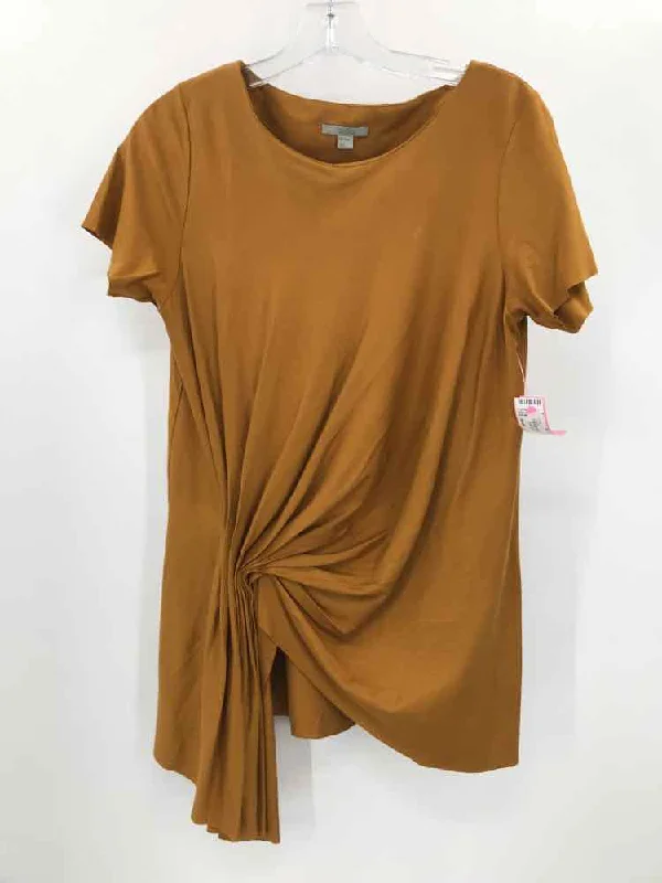 Pre-Owned COS Yellow Size Small T-shirt-- Handmade Hand-knitted Hand-woven