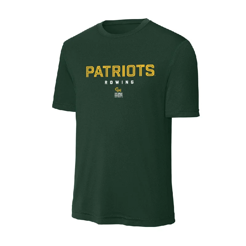 GMU - NCAA Women's Rowing : Anabela Shearer - Activewear T-shirt-- Notch Collar Peter Pan Collar Cowl Neck