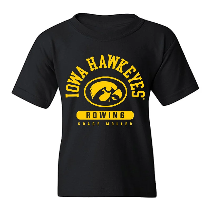 Iowa - NCAA Women's Rowing : Grace Moller - Classic Fashion Youth T-Shirt-- Satin Blend Silk Blend Wool Blend