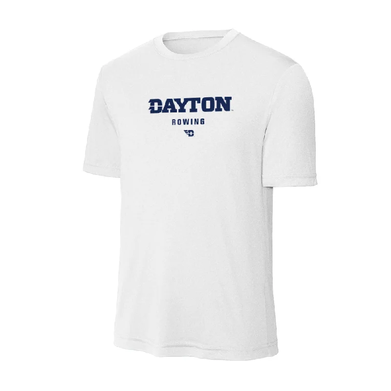 Dayton - NCAA Women's Rowing : Paige King - Activewear T-shirt-- Collared Crew Neck Turtle Neck