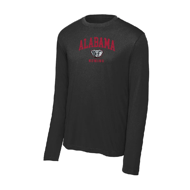 Alabama - NCAA Women's Rowing : Neve Perez - Activewear Long Sleeve T-Shirt-- Oversized T-Shirt Spandex breathable