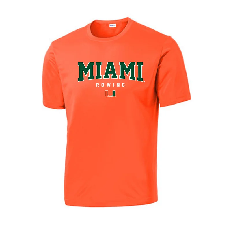 Miami - NCAA Women's Rowing : Trinity Ferebee - Activewear T-shirt-- Sequined Glittery Shiny