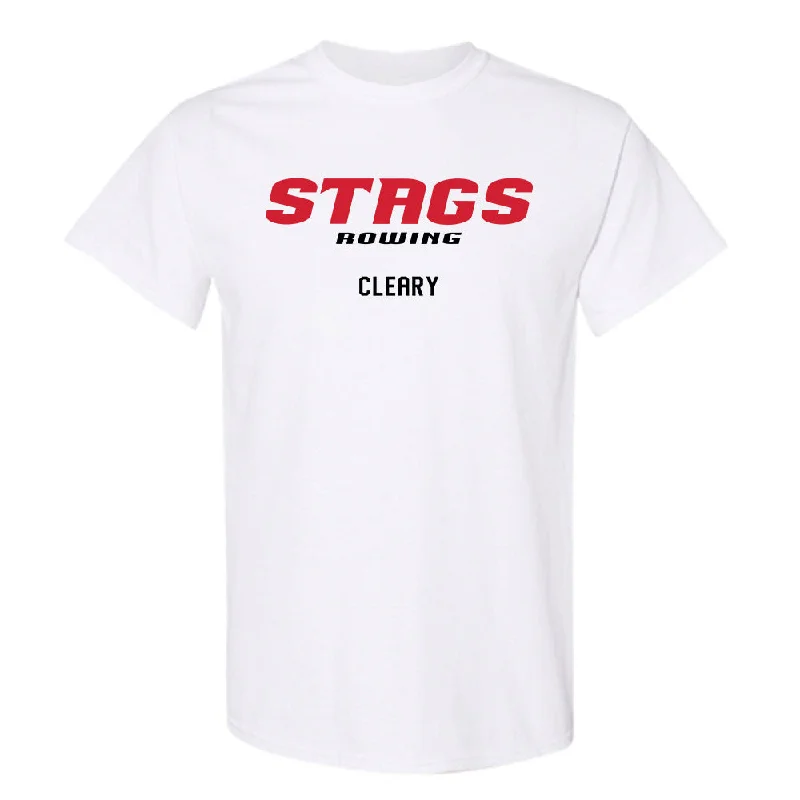Fairfield - NCAA Women's Rowing : Molly Cleary - Classic Fashion Shersey T-Shirt-- Lace Blend Ribbed Blend Corduroy Blend