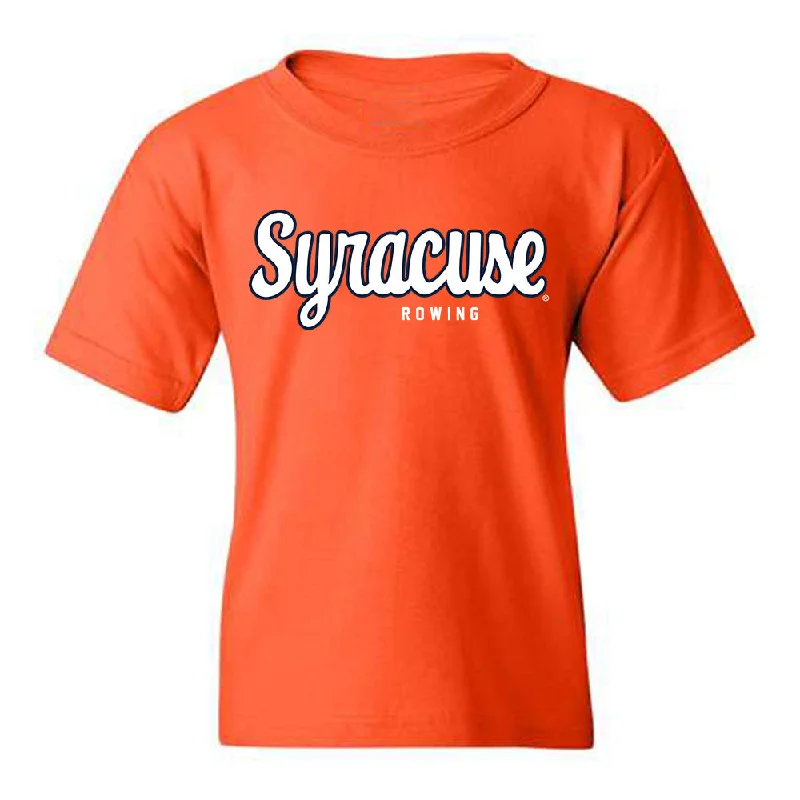 Syracuse - NCAA Women's Rowing : Hannah Fagioli - Classic Shersey Youth T-Shirt-- Handmade Hand-knitted Hand-woven