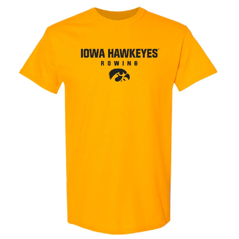Iowa - NCAA Women's Rowing : Grace Moller - Classic Shersey T-Shirt-- Ribbed Striped Patterned