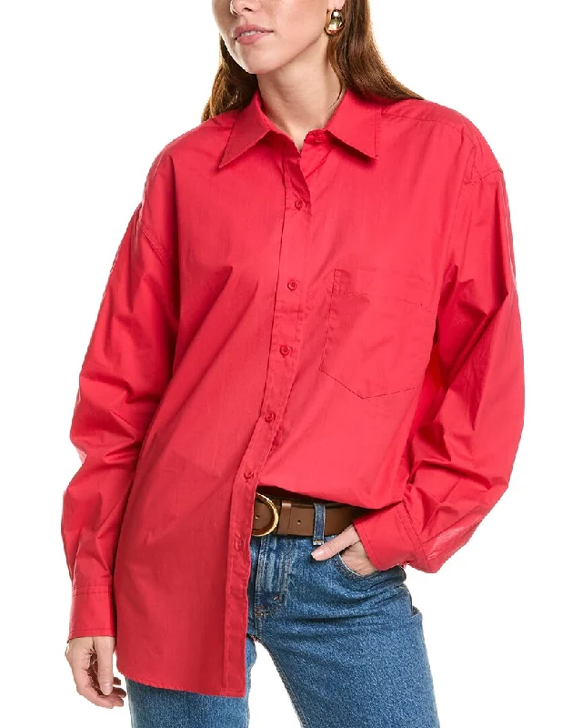 Equipment Elianna Shirt-- Houndstooth Herringbone Solid