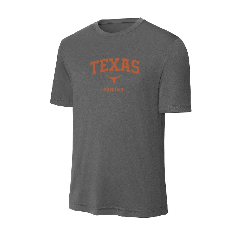 Texas - NCAA Women's Rowing : Marielle Corbett - Activewear T-shirt-- Silk Blend Satin Velvet