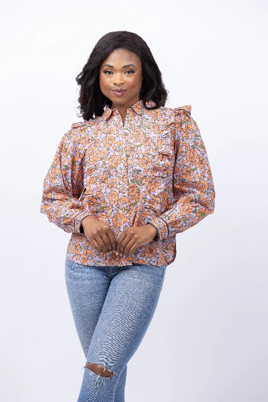 Cleobella Laine Blouse in Asilah Print Everyday Stylish Blouse