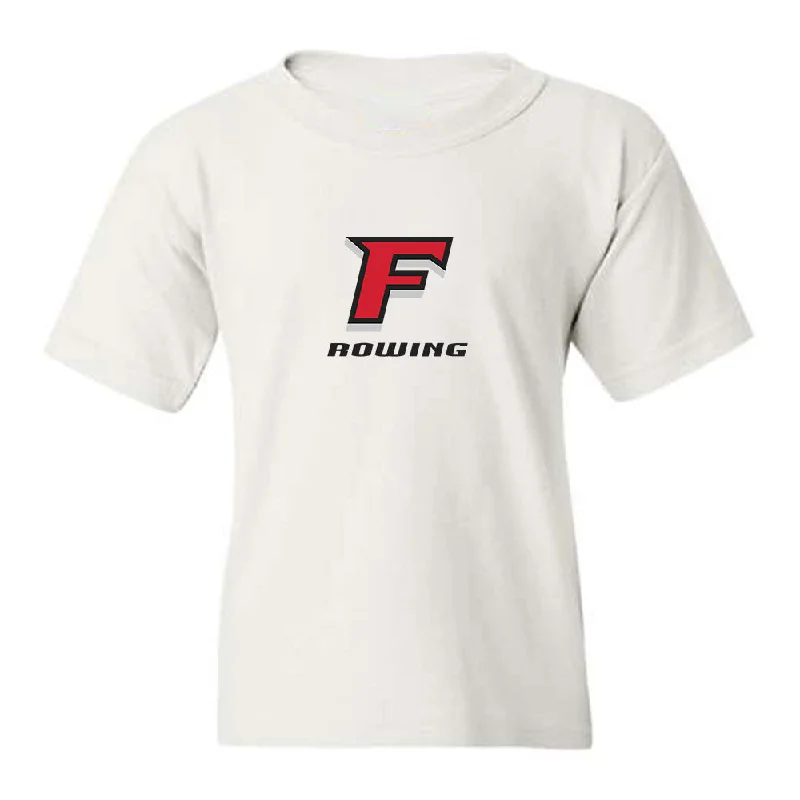 Fairfield - NCAA Women's Rowing : Molly Cleary - Classic Shersey Youth T-Shirt-- Chenille Blend Fleece Blend Nylon Blend