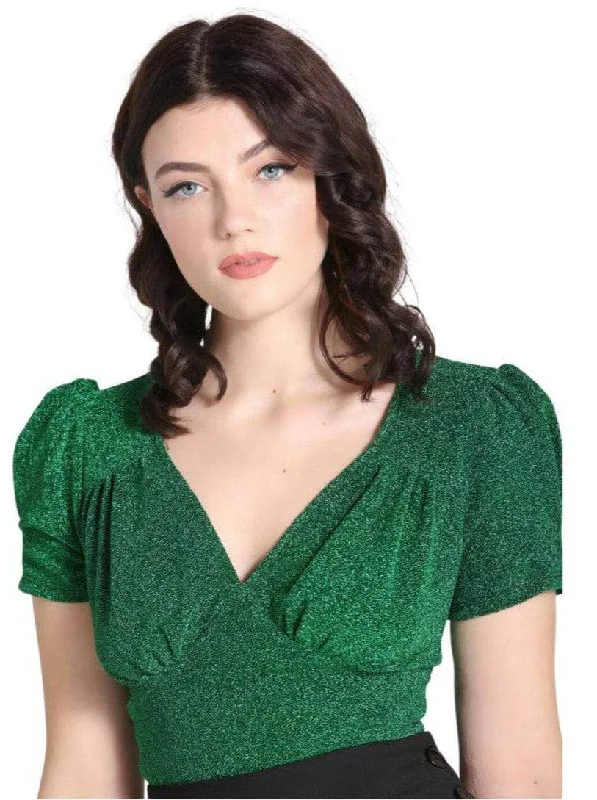 Hell Bunny Loco-Motion Blouse Soft Modal Blouse