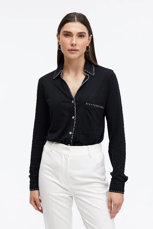 WHIPSTITCH AMRAT JERSEY BLOUSE Office Formal Blouse