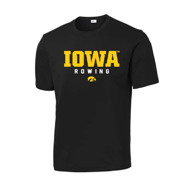 Iowa - NCAA Women's Rowing : Samara Hruska - Activewear T-shirt-- Satin Blend Silk Blend Wool Blend