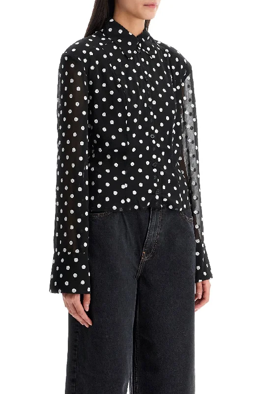 Rotate Chiffon Blouse With Sequins Romantic Lace Blouse