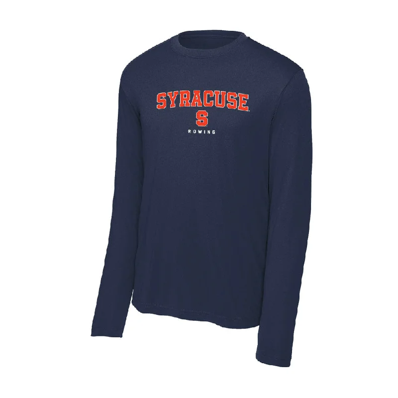 Syracuse - NCAA Women's Rowing : Tyla Casey-Knight - Activewear Long Sleeve T-Shirt-- Oversized T-Shirt Spandex breathable
