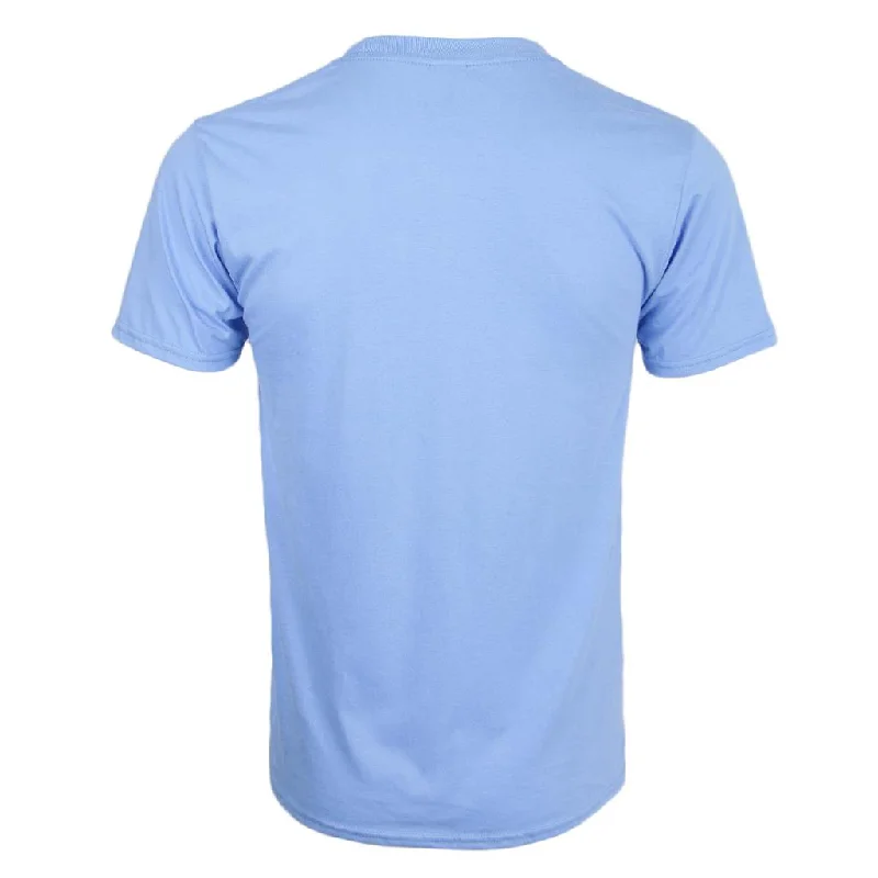 Maxbell Womens Don't Moose with Me T Shirt Short Sleeve Summer Casual Tops S Blue-- Welt Pockets Slit Pockets
