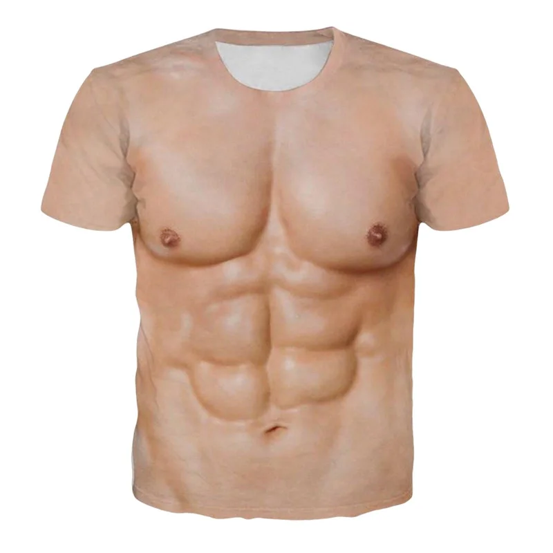 Maxbell Strong Muscle T Shirt Tee Tops Women 3D Short Sleeve Men Halloween  4XL-- Lace Blend Ribbed Blend Corduroy Blend