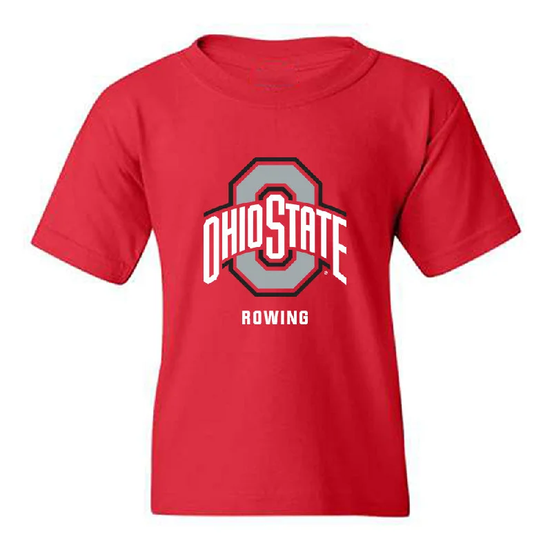 Ohio State - NCAA Women's Rowing : Rebecca Fullerman - Classic Shersey Youth T-Shirt-- Notch Collar Peter Pan Collar Cowl Neck