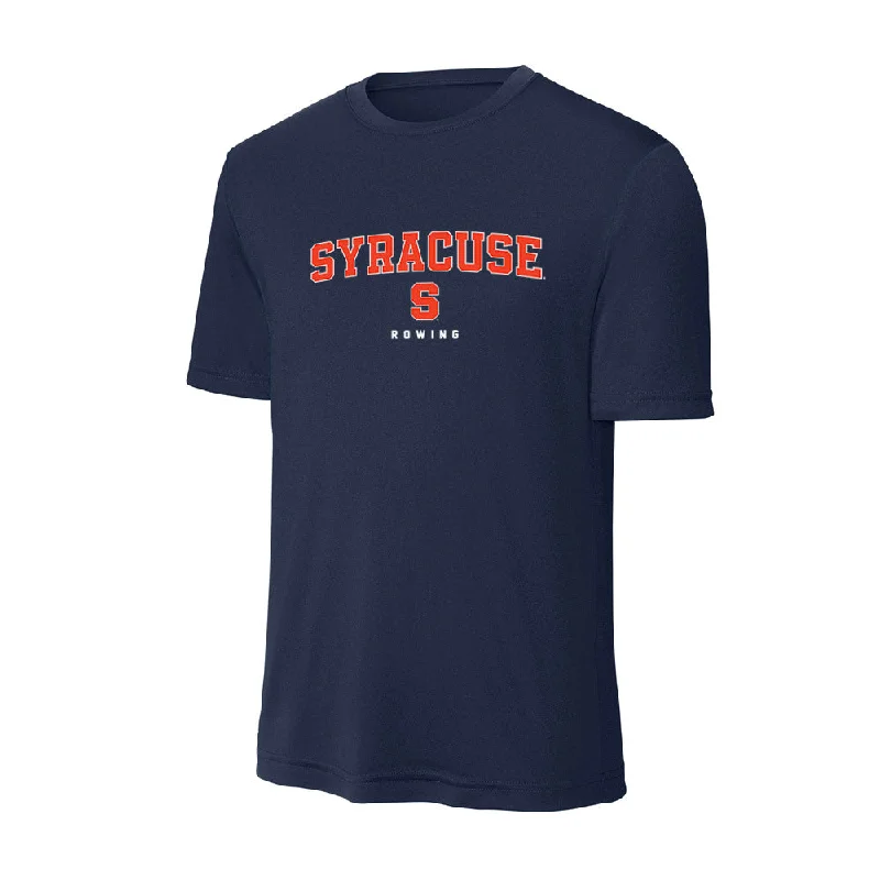 Syracuse - NCAA Women's Rowing : Acorn Cassidy - Activewear T-shirt-- Ribbed T-Shirt High Neck Heavyweight