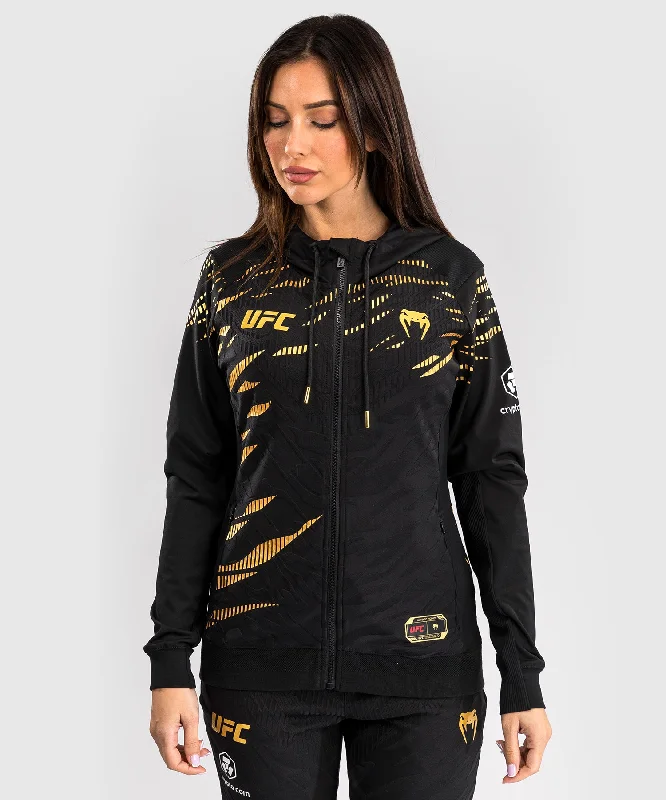 Sweatshirt à Capuche pour Femmes UFC Fusion by Venum Authentic Fight Night - Champion Hoodie with Crew Neck Simple Timeless