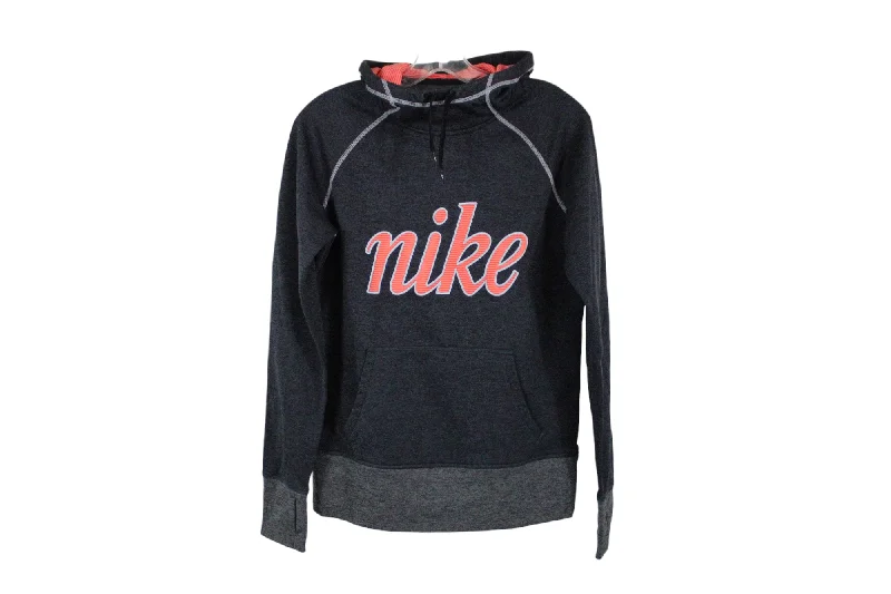 Nike Therma-Fit Gray Hoodie | S Hoodie with Belted Waist Structured Tailored