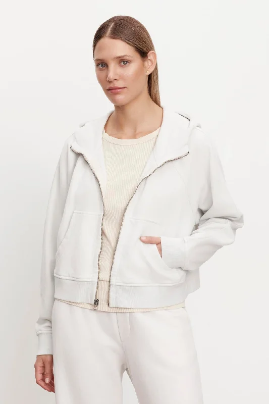TORY SOFT FLEECE HOODIE Hoodie with Embroidery Detailed Premium