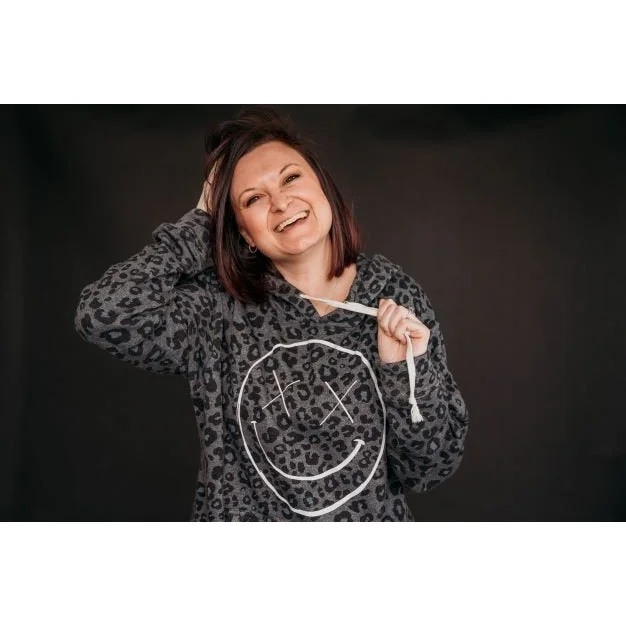 Salty Savage Unisex "OG Smile" Hoodie Hoodie with Velcro Closure Adjustable Secure