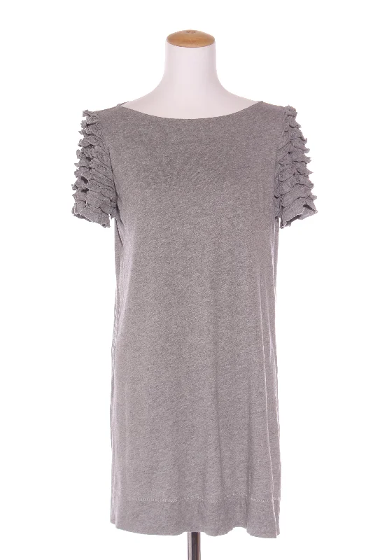 KAREN WALKER - Runaway - Ruffle sleeve tee dress! 8-10 Tunics Fleece cozy