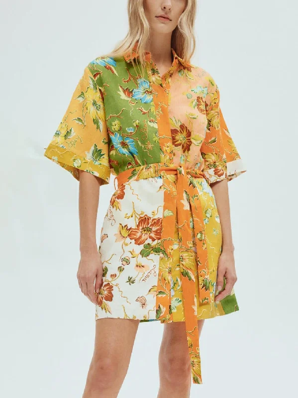 Unique contrasting floral Charming print mini dress Comfortable Polka Dot Mini Dress Unique contrasting floral Charming print mini dress Comfortable Polka Dot Mini Dress