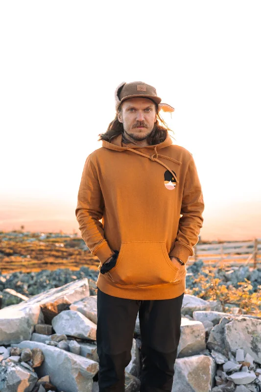 Tunturiyö Hoodie - 100% Organic Cotton Zip Hoodie Drawstring Kangaroo Pocket