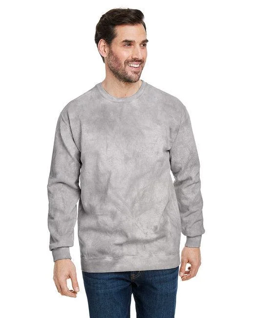 Comfort Colors Adult Color Blast Crewneck Sweatshirt 1545CC Hoodie with Frayed Bohemian Relaxed