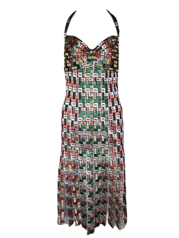 Zac Posen Spring 2006 "Pompeii" Multicolor Halter Dress Tunics Versatile all-occasion Zac Posen Spring 2006 "Pompeii" Multicolor Halter Dress Tunics Versatile all-occasion