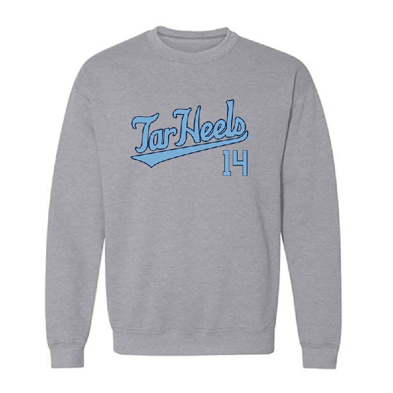 UNC - NCAA Women's Basketball : Trayanna Crisp - Classic Shersey Crewneck Sweatshirt Hoodie with Pastel Soft Subtle
