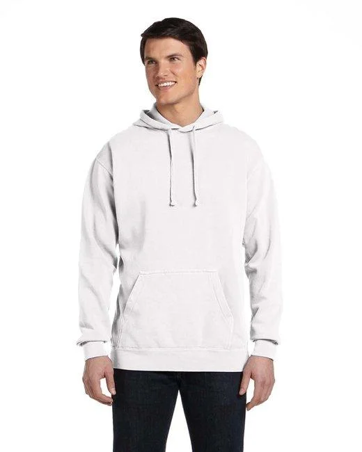Comfort Colors Adult Hooded Sweatshirt 1567 Hoodie with Distressed Vintage Worn