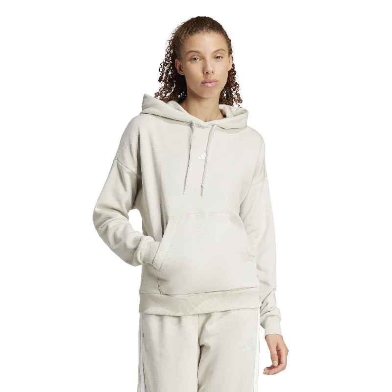 adidas Essentials Small Logo Feel Cozy Womens Hoodie Hoodie with Drawcord Adjustable Secure