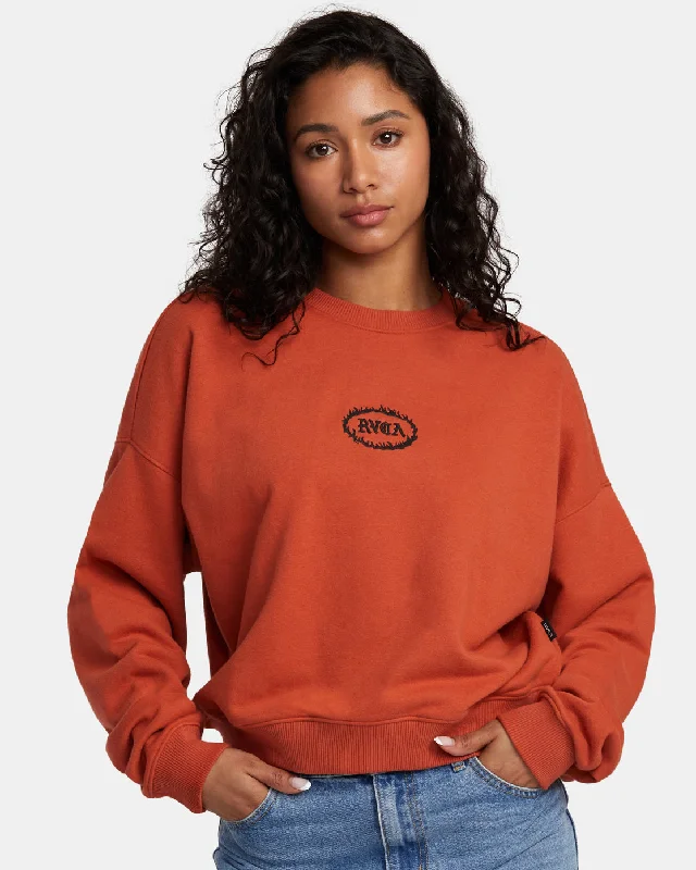 Court Crew Sweatshirt - Hot Sauce Hoodie with Illustration Artistic Creative