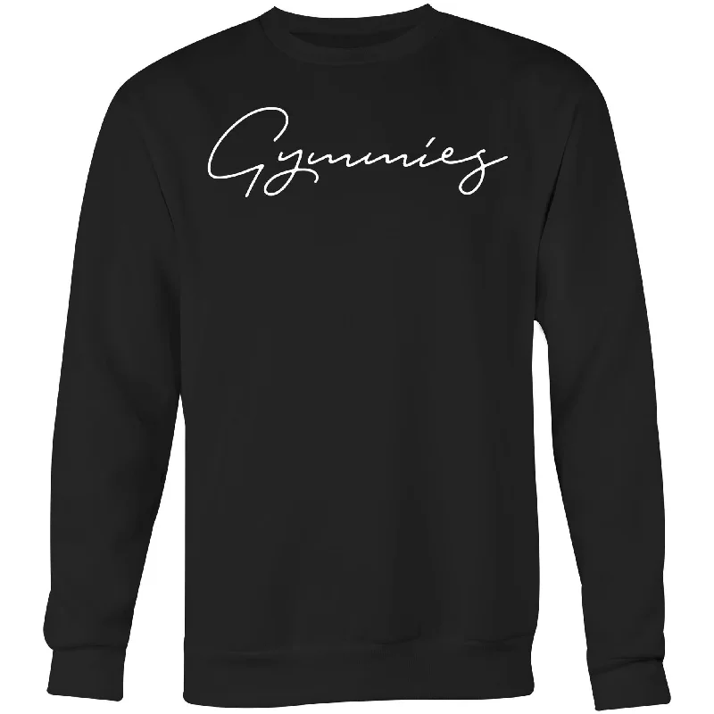 GYMMIES ESSENTIALS SIGNATURE - CREWNECK SWEATSHIRT Hoodie with Half-Zip Sporty Casual