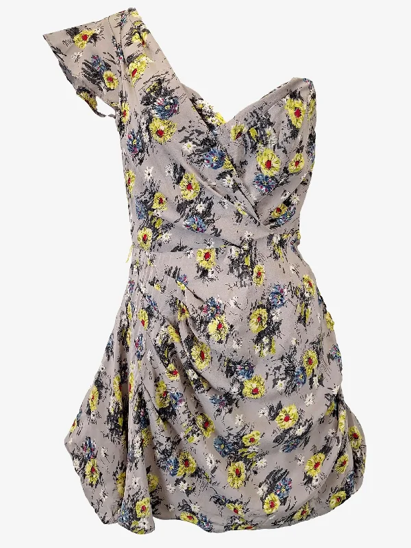Manning Cartell Evening Bubble Hem Mini Dress Size 8 Fashionable Boho-Chic Mini Dress