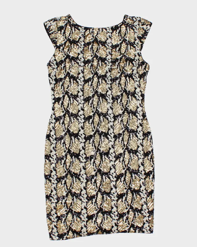 Guess Sequined Zip Up Party Dress - S Tunics Custom made