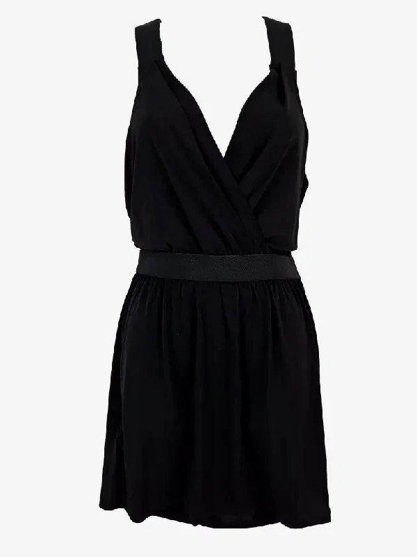 BCBG Generation Casual Wrap Stretch Mini Dress Size S Stylish Short Sleeve Mini Dress