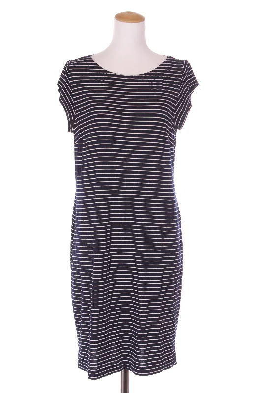 JACQUI.E - Navy stripe dress! 12 Tunics Ceremony elegant