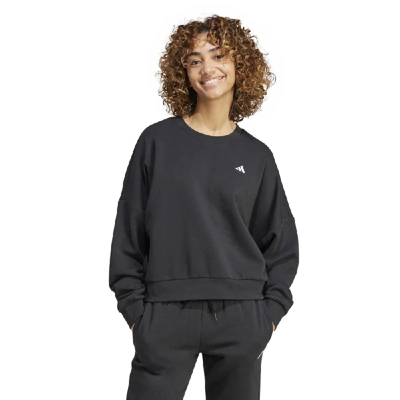 adidas Feelcozy Womens Sweatshirt Hoodie with Gradient Ombre Colorful