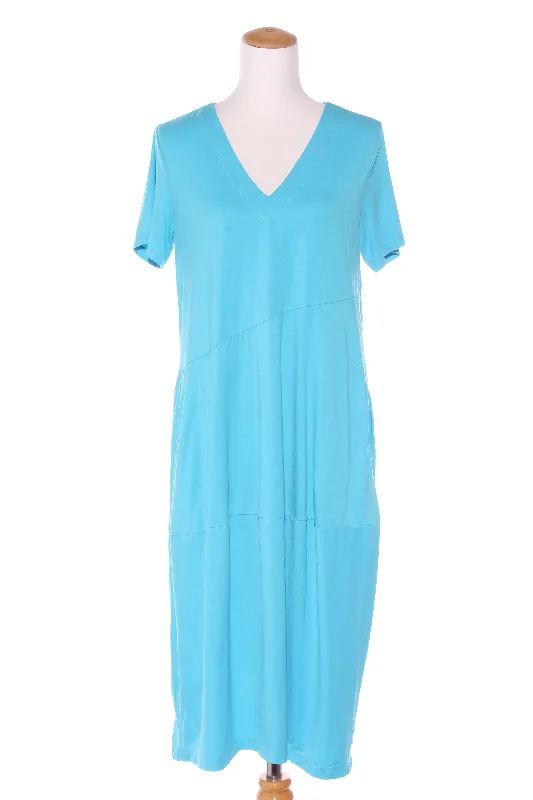 JIGSAW - Sky blue diagonal tulip dress! 12 Tunics Cozy comfortable