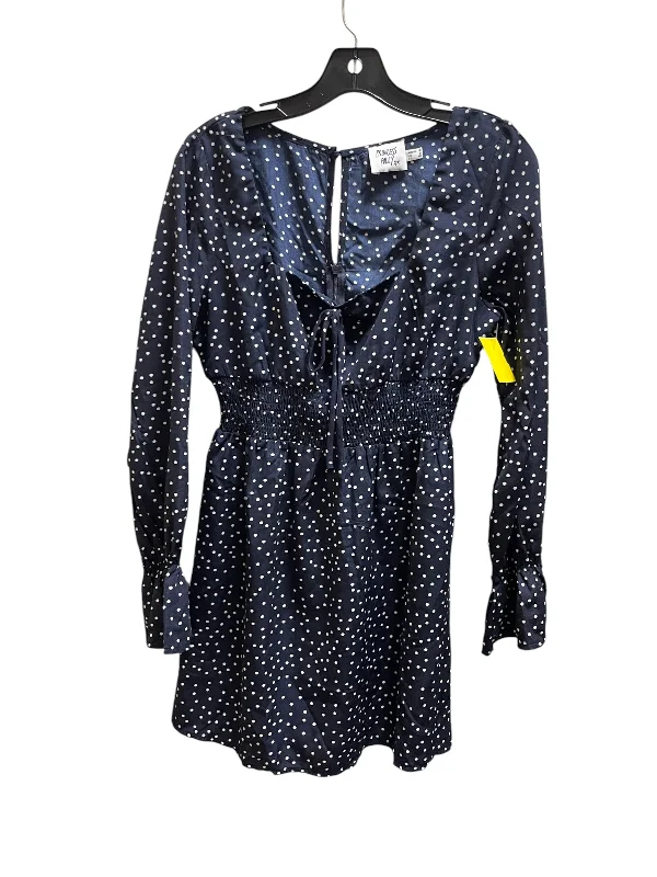 Dress Casual Short By Clothes Mentor In Navy, Size: M Tunics Denim casual