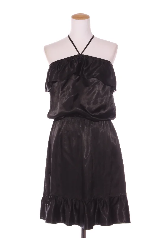 WORLD (NZ) Acetate satin ruffle dress! 10 Tunics Lace romantic